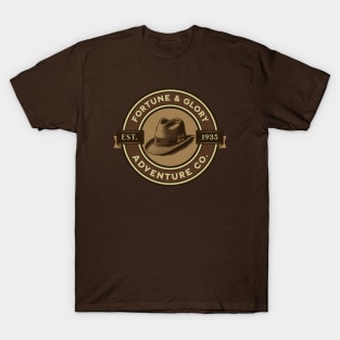 Fortune and Glory Adventure Co - Camping, Hiking, Adventure T-Shirt